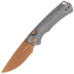 Nóż składany Kizer T1 BD Gray Norplex UltreX Micarta, Sunset Metal PVD Nitro-V by Uli Hennicke (V3490.2BA2)