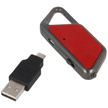 Latarka ASP Sapphire USB Red Aluminium (53653)