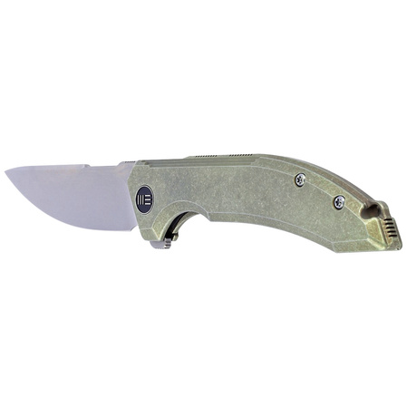 Nóż składany WE Knife Quixotic Green Titanium, Silver Bead Blasted CPM 20CV (WE21016-4)