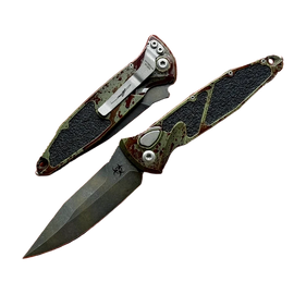Nóż automatyczny Microtech Socom Elite Auto S/E Signature Outbreak Aluminium, Outbreak M390MK by Tony Marfione (160A-1OBSS)