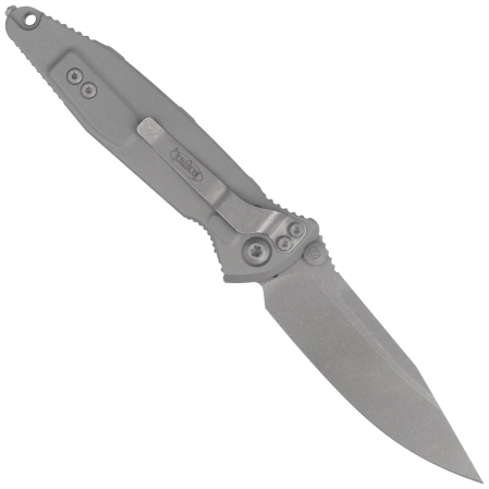 Microtech Socom Elite S/E-M Knife Natural Clear Aluminum, Apocalyptic M390MK by Tony Marfione (160-10APNC)