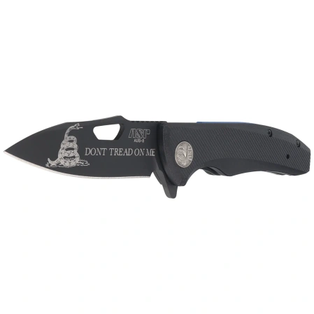 ASP Police Duty ''Battle Rattle'' Knife Black G10, Black PVD AUS-8 (55737)