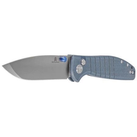 Bestechman Knife Goodboy Blue G10, Satin D2 by Keanu Alfaro (BMK04I)
