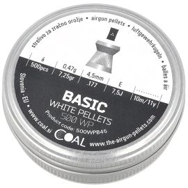 Coal Basic Pellets 4.5 mm, 500 pcs 0.47 g / 7.25 gr (500WPB45)