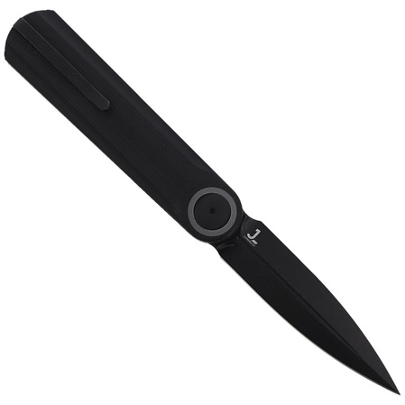 Nóż składany WE Knife Eidolon Dagger Black G10, Black Stonewashed by Justin Lundquist (WE19074 B-B)