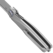 Rike Knife RK-Baidi-T-P/RCF Gray Titanium / Red Carbon Fiber, Bead Blasted M390