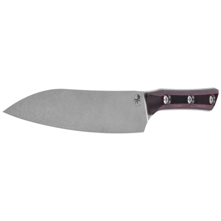 Nóż kuchenny Microtech Utility Black Cherry G10, Stonewashed MK390 (3400-10BC)