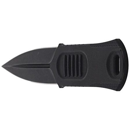 We Knife OSS Dagger Black G10, Black Stonewashed by Justin Lundquist (2017E)