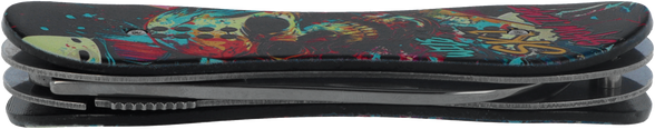 Third Decor Habitat Knife Skull Graphic Aluminium, Mirror 420 (TH-N119D)