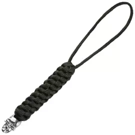 M-Tac knife lanyard Helix Skull Black paracord (10283002)