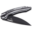 Bestech Knife Ornetta Carbon Fiber / White G10, Black Stonewash N690 by Kombou (BL02D)