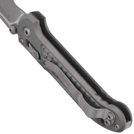 Microtech LUDT Ram-Lok T/E Knife Natural Clear Frag Aluminium, Apocalyptic M390MK by Tony Marfione (1136RL-10APFRNC)