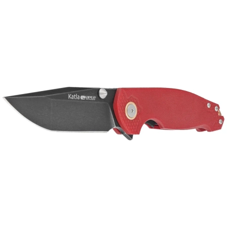 Nóż składany Viper Katla LE No 091/150 Red G10, Dark Stonewashed M390 by Jesper Voxnæs/Jens Ansø (V5984GR3D)