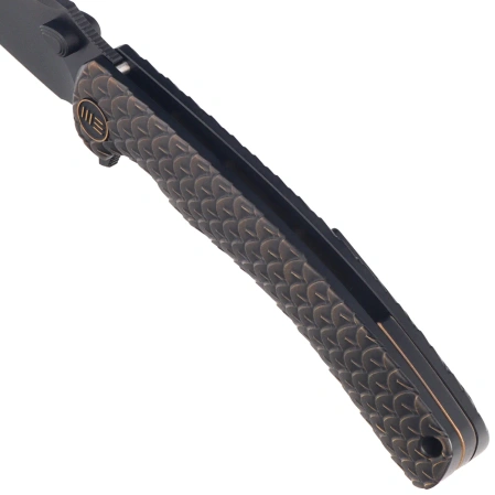 WeKnife Dracarys LE No 197/199 Bronze / Black Titanium, Black Stonewashed M390 (WE25061B-4)