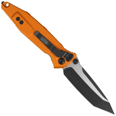 Microtech Socom Elite T/E-M Knife Tactical Orange Tangerine Aluminum, Black M390MK by Tony Marfione (161-1OT)