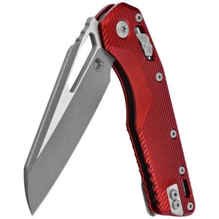 Nóż składany Microtech MSI S/E Merlot Fluted Aluminium, Apocalyptic M390MK by Tony Marfione (210-10APFLMR)