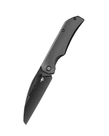 Bestech Mini Taipan Knife Black Titanium, Satin DLC MagnaCut by James Lowe (BT2603E)