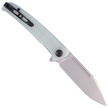 Sencut Knife Brazoria Natural G10, Silver Bead Blasted D2 (SA12B)
