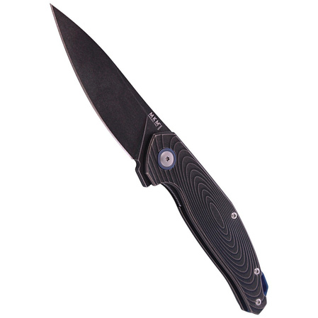 MKM Goccia Dark Stonewashed Titanium Knife, Dark Stonewashed M390 by Jens Ansø (MKGC-TDSW)