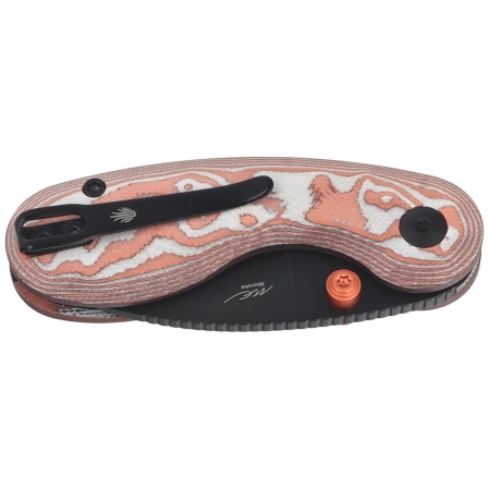 Kizer Microbe Knife Copper Foil G10, Black PVD 14C28N by Maksim Epifantsev (V2742A12)