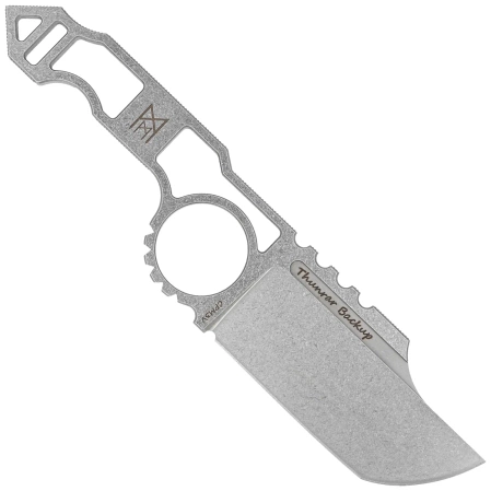 Nóż Midgards Messer Thunrar Backup Gray Steel, Satin 14C28N by Ralph Zlobinsky (MM017)