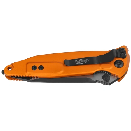 Microtech Socom Elite T/E-M Knife Tactical Orange Tangerine Aluminum, Black M390MK by Tony Marfione (161-1OT)