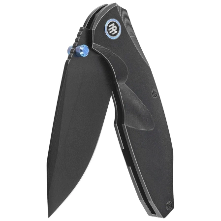 Nóż składany Remette RT-Cool Whale Black DLC Titanium, Black DLC M390 (RTCL-T4)