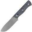 Maserin Woodsman 917/MCN Knife Black Denim Micarta, Stonewashed Nitro X7 by Igor Bortolussi
