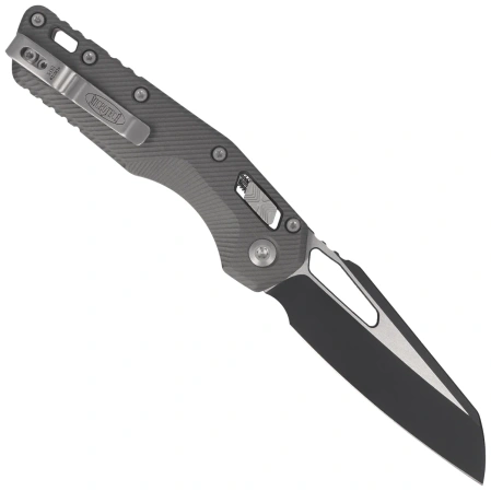 Microtech MSI Mini Ram-Lok S/E Knife Natural Clear Fluted Aluminium, Black M390MK by Tony Marfione (210M-1FLNC)