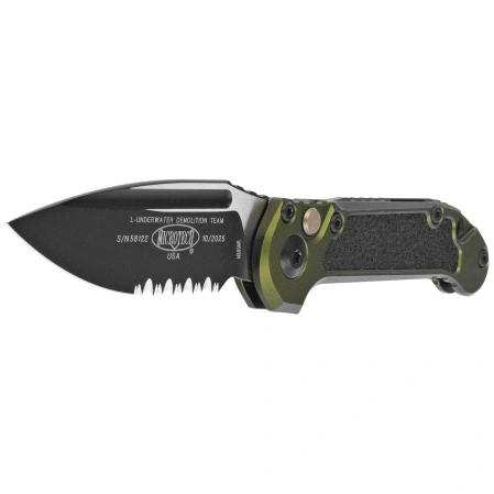 Nóż automatyczny Microtech LUDT Gen III S/E OD Green Aluminium, Black P/S M390MK by Tony Marfione (1135-2OD)