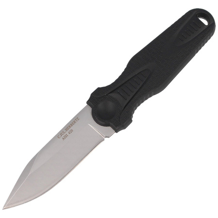 Nóż na szyję CJH Solingen Neck Knife Black Polymer, Satin (10000347 - 108307)