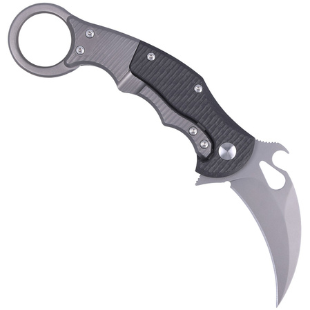 Nóż składany FOX Karambit Titanium / Carbon Fiber, Bead Blasted Elmax (FX-599TiCS)