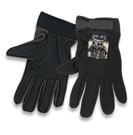 Rękawiczki Barbaric Velcro/Anti-Slip Adjustment Black Polyester (30594-NE)