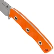 Microtech Akris S/E Knife Ember G10, Stonewashed M390MK by Tony Marfione (95-10EM-3)