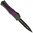 Nóż automatyczny OTF Microtech Hera II Mini D/E Signature Purple Alien X-51 Aluminium, Black M390MK by Tony and Sean Marfione (1702M-1PUX51S)