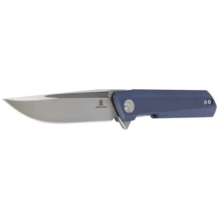 Bestechman Dundee Knife Grey G10, Stonewashed / Satin D2 by Ostap Hel (BMK01C)