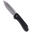 CIVIVI Knife Elementum Flipper Black Ebony Wood, Satin Finish (C907D)