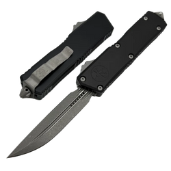 Nóż automatyczny OTF Microtech Scarab II Gen III Executive D/E-S Black Aluminium, Apocalyptic M390MK by Tony Marfione (1181-10AP)