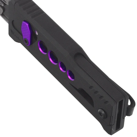 Reate EXO-U Utility Knife Black-Purple Speedhole Aluminium, Stainless Steel (EXO-U SBK.PU)