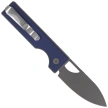Kizer Little Ringbo Knife Blue Aluminum, Gray PVD / Stonewashed AEB-L by Matija Milović (V3708A3)