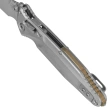 Microtech Socom Delta Ram-Lok S/P Marfione Select Knife Slab Side Titanium, Stonewashed M390MK by Tony Marfione (159RL-10SMS2)