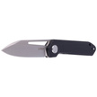Kubey Royal Knife Black G10, Beadblasted D2 by Colin Maisonpierre (KU321A)