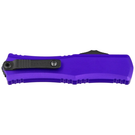 Nóż automatyczny OTF Microtech Hera II Mini D/E Purple Aluminium, Black M390MK by Tony and Sean Marfione (1702M-1PU)