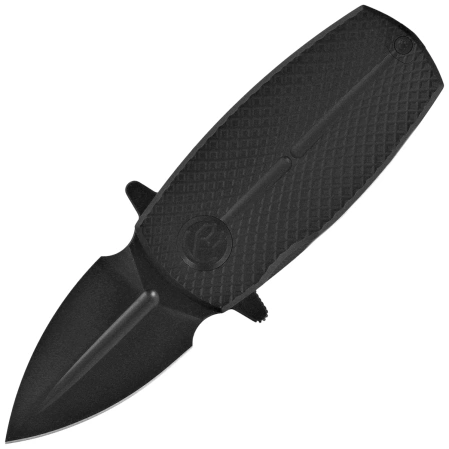 Kubey KB Knives Fang Black Titanium, Black DLC M390 by Capricorn Knives (KB451C)