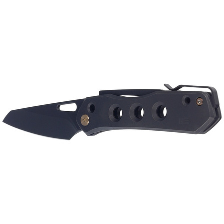 WE Knife Vision R Black Titanium, Black Stonewashed CPM 20CV by Snecx Tan (WE21031-2)