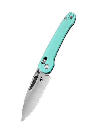 Nóż składany Bestech Cobber Light Blue G10, Satin / Stonewashed 14C28N by Happy as Larry (BG68B)