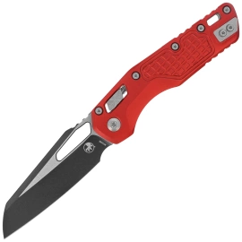 Nóż składany Microtech MSI S/E Ram-Lok Red Frag Aluminium, Black M390MK by Tony Marfione (210-1FRRD)
