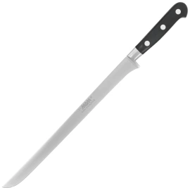 MAM Professional Forged Ham Slicing Black Polimer, Polished X50CrMoV15 (66812)
