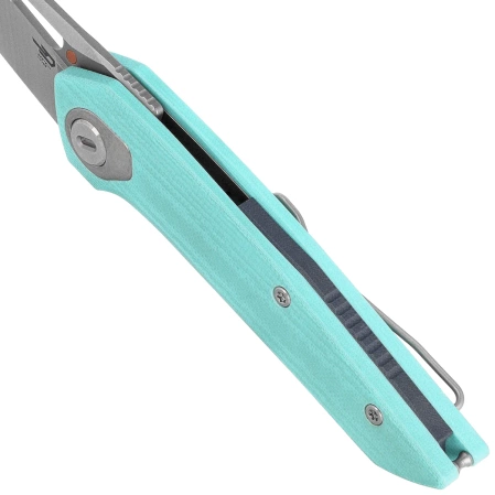 Nóż składany Bestech VK-Void Aqua G10, Satin / Bead Blasted Stonewashed MagnaCut by Vulpex Knives (BG63B)