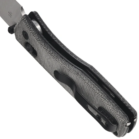 Kizer Aegis Knife Black Norplex UltreX Micarta, Satin AEB-L by Azo (V3774A1)